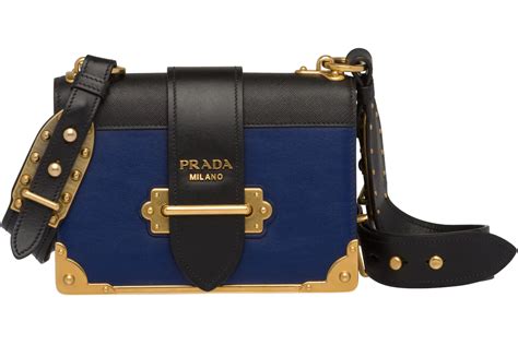 prada cahier shaded navy|Prada Cahier Navy in Calfskin with Gold.